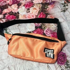 Lightweight coral adjustable belt bag fanny pack